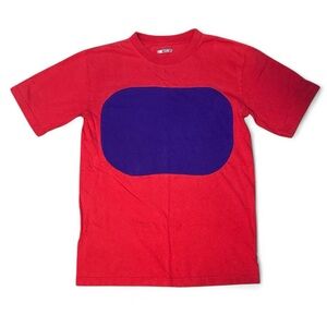 NASCAR VTG 2000s RARE Red & Purple Race Car Driver Goggles Graphic T-Shirt — MED